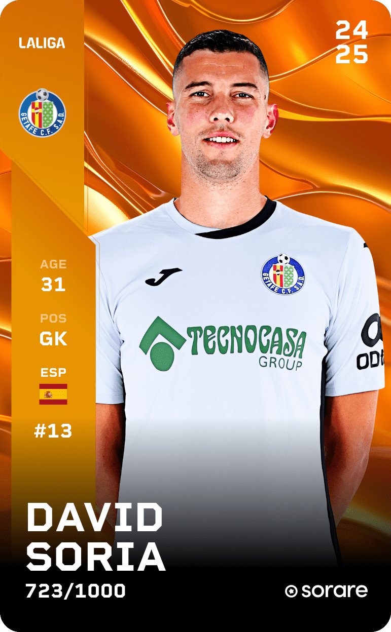 David Soria 2024-25 • Limited 723/1000