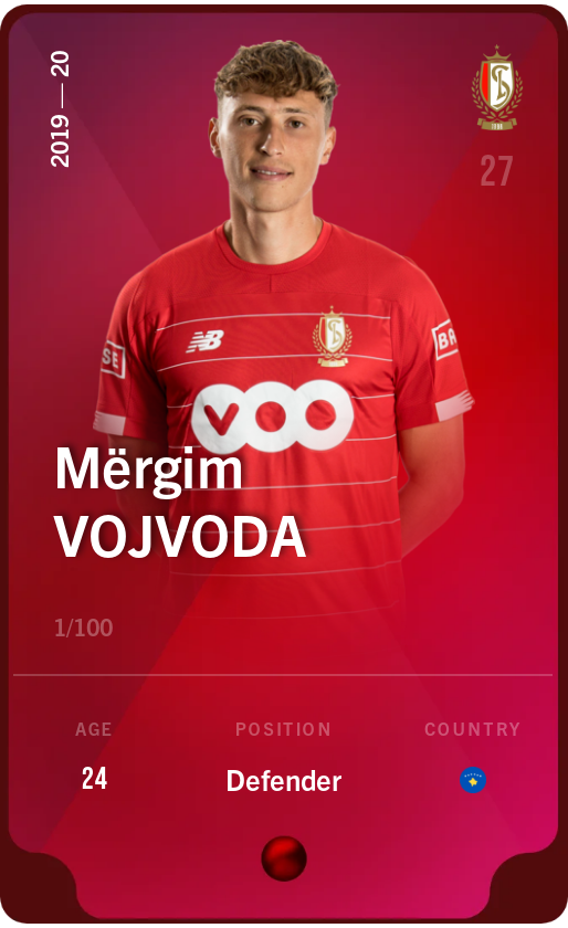 Sorare - Sorare Official - Mërgim Vojvoda 2019-20 • Rare 1/100 - NFT # 19808144306646919388997419471163836968203305545610087186269331875325175723137