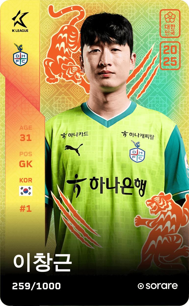 Lee Chang-Geun 2025-26 • Limited 259/1000
