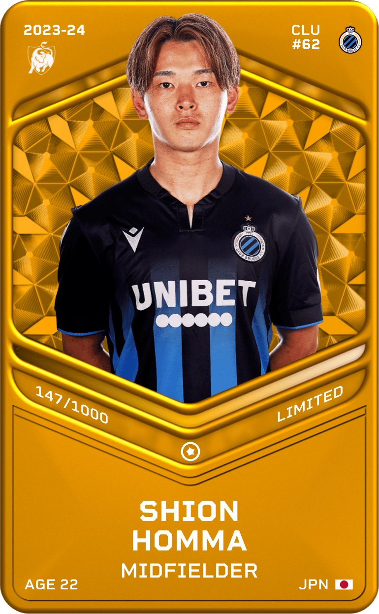Shion Homma 2023-24 • Limited 147/1000