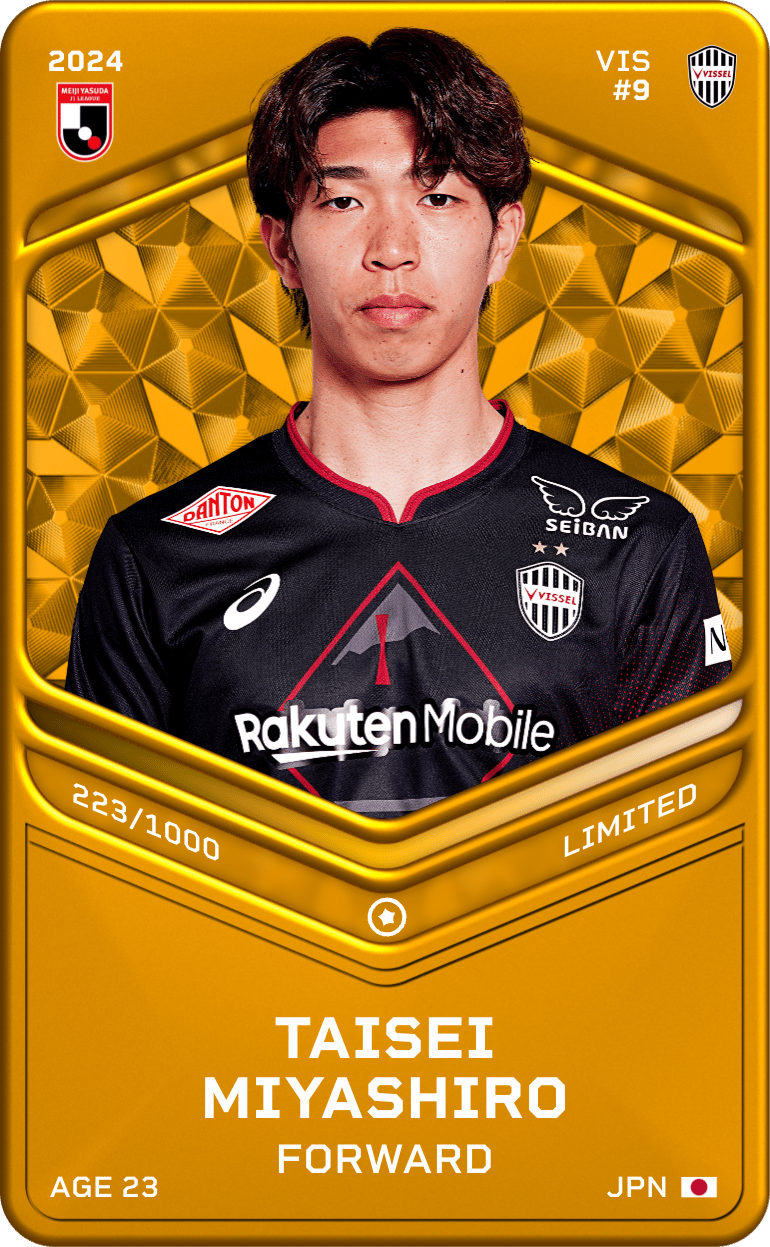 Taisei Miyashiro 2024-25 • Limited 223/1000