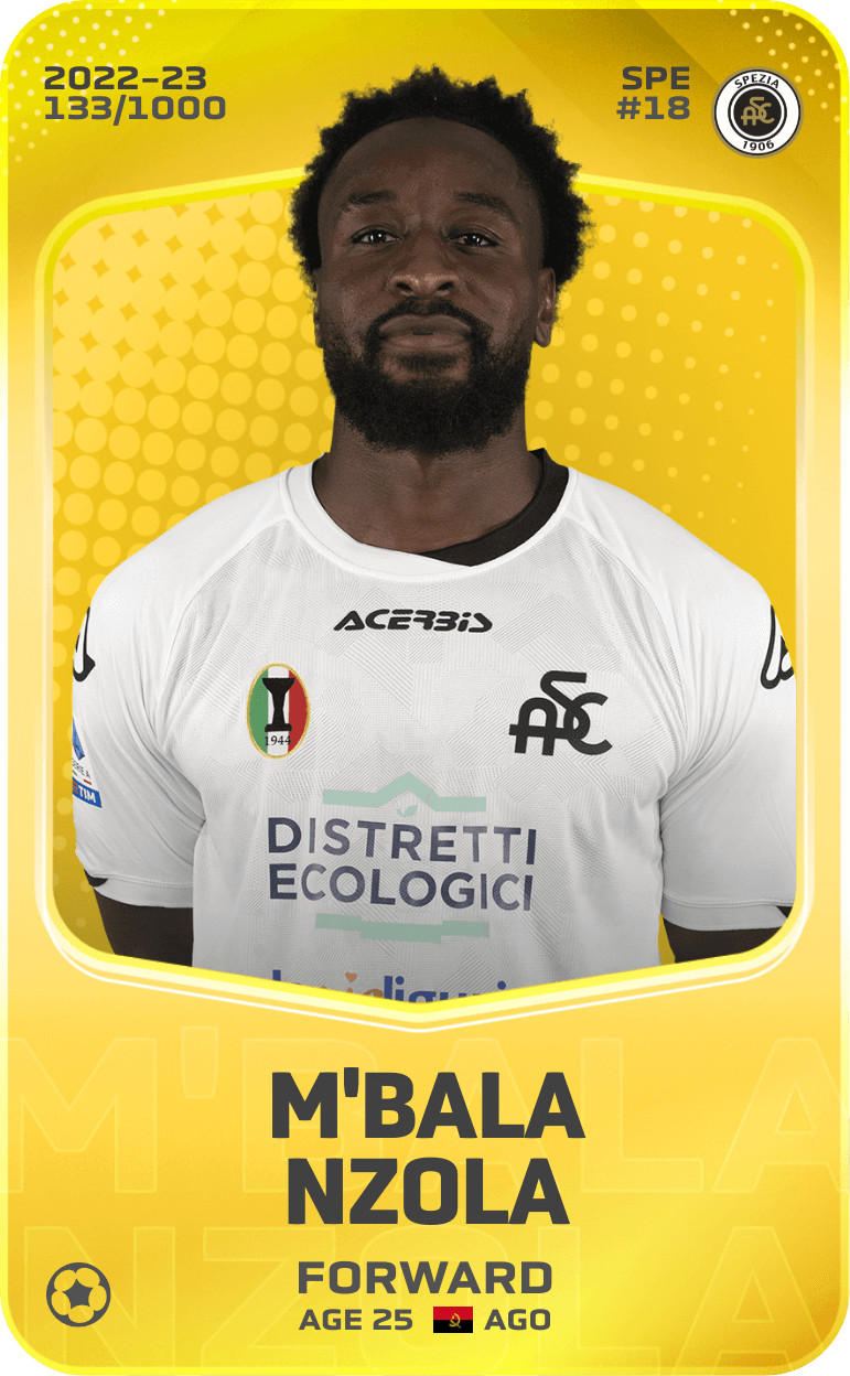 M'Bala Nzola 2022-23 • Limited 133/1000