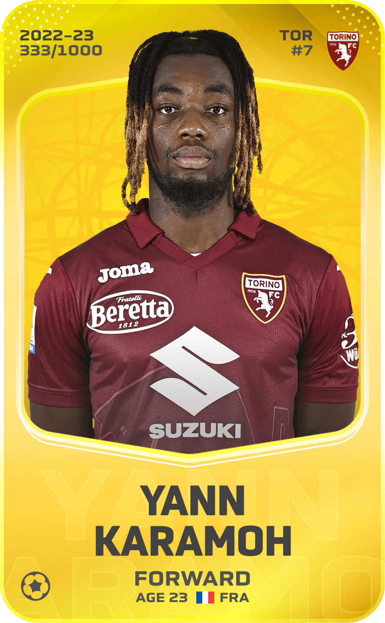 Yann Karamoh 2022-23 • Limited 333/1000