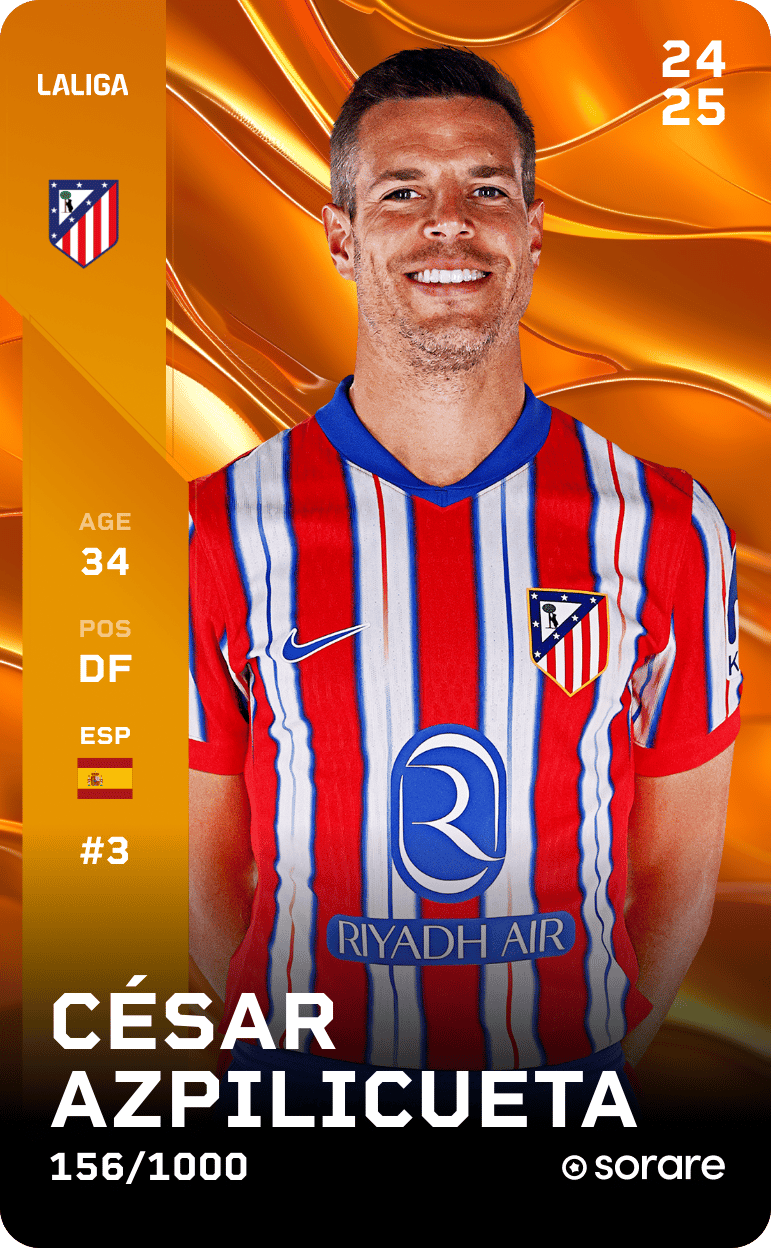 César Azpilicueta 2024-25 • Limited 156/1000