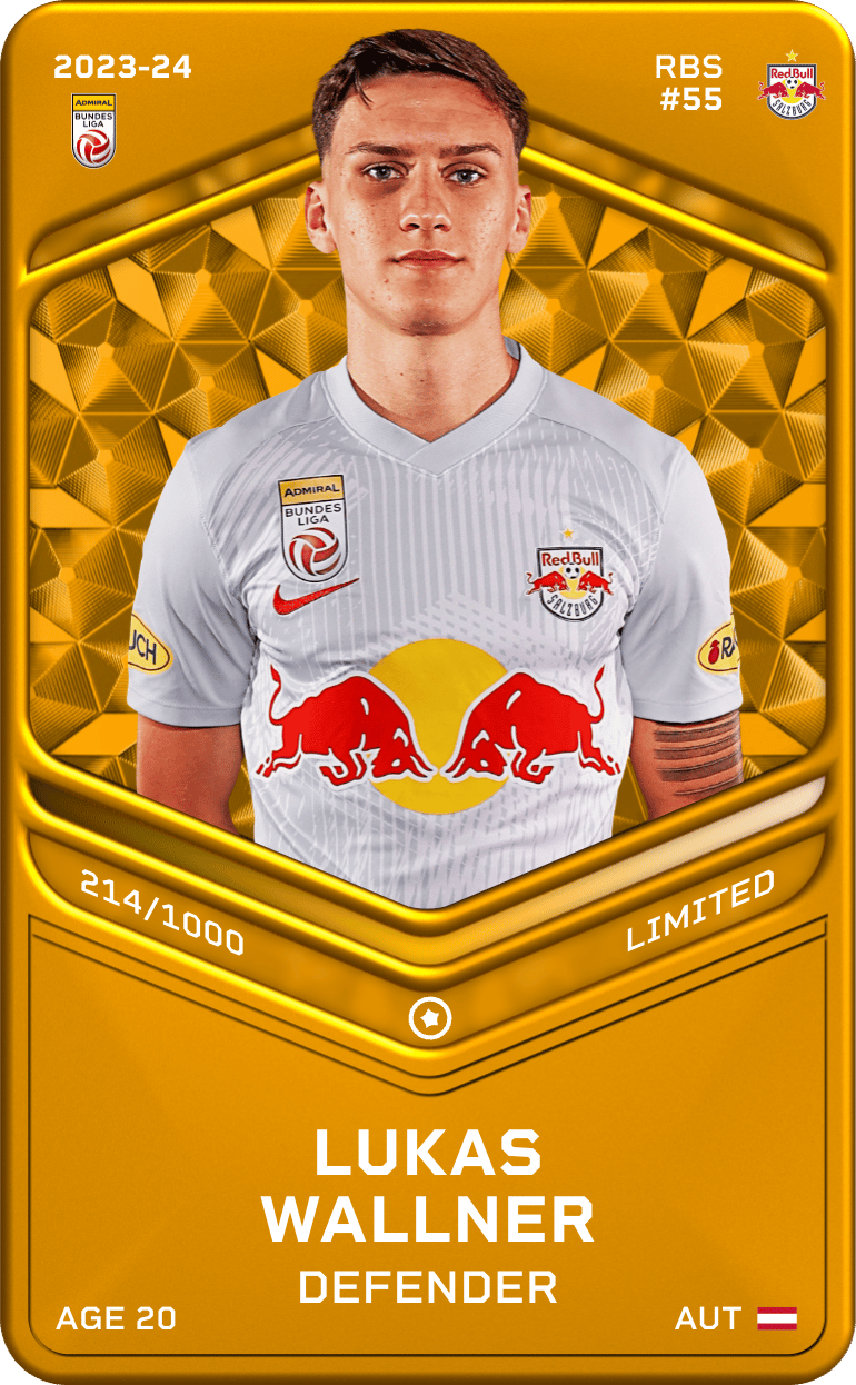 Lukas Wallner 2023-24 • Limited 214/1000