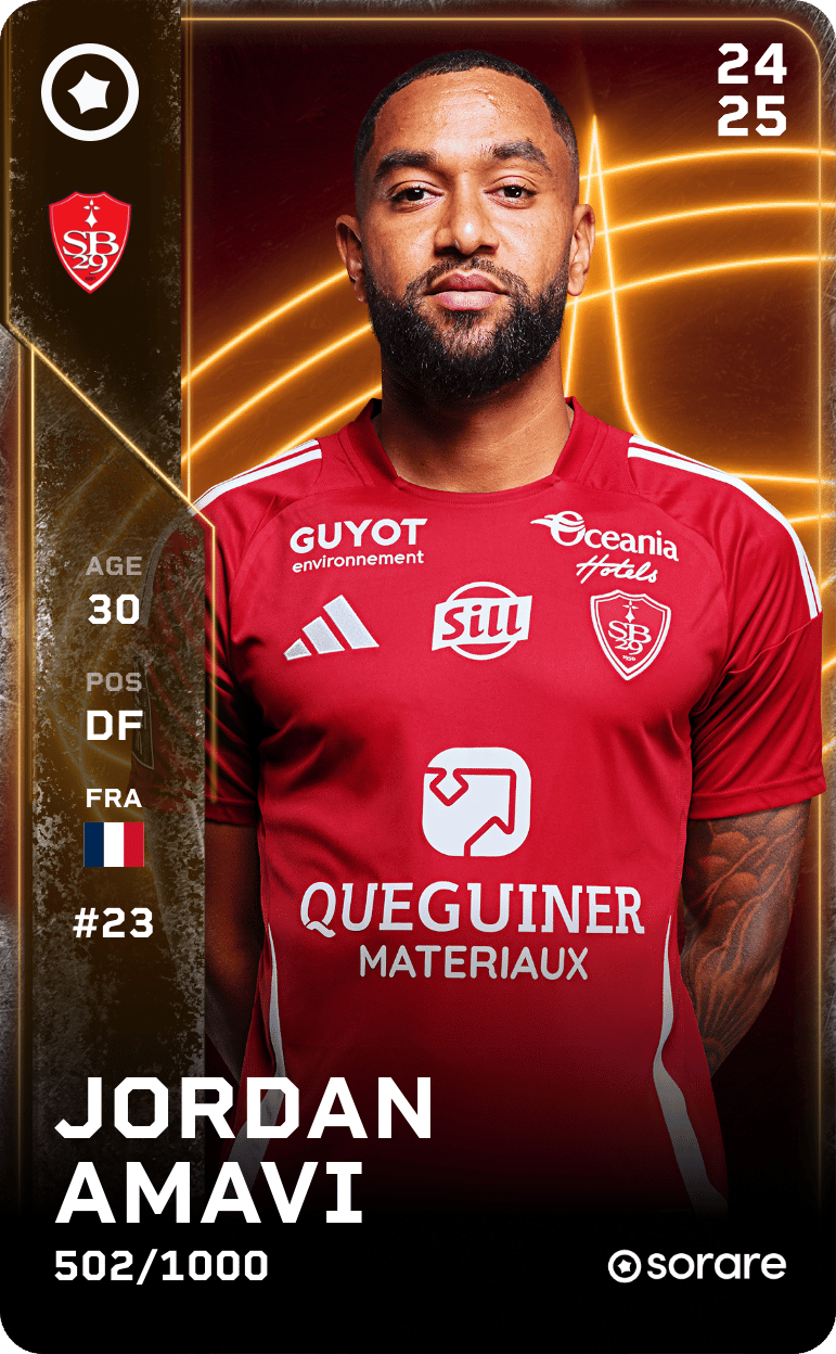 Jordan Amavi 2024-25 • Limited 502/1000