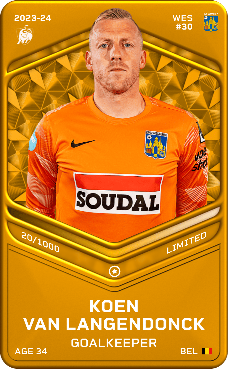 Koen Van Langendonck 2023-24 • Limited 20/1000