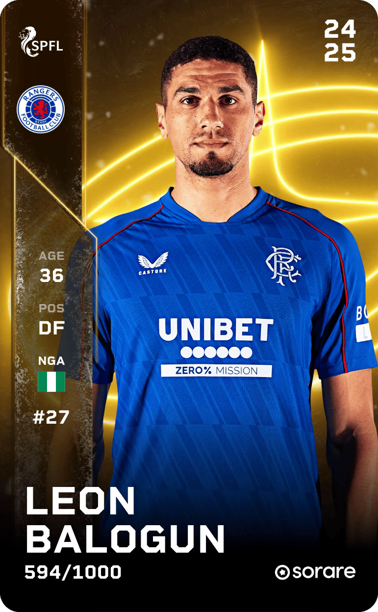 Leon Balogun 2024-25 • Limited 594/1000