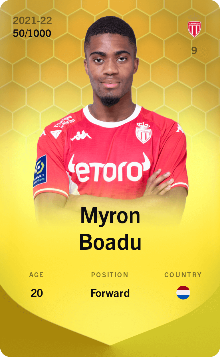Myron Boadu 2021-22 • Limited 50/1000