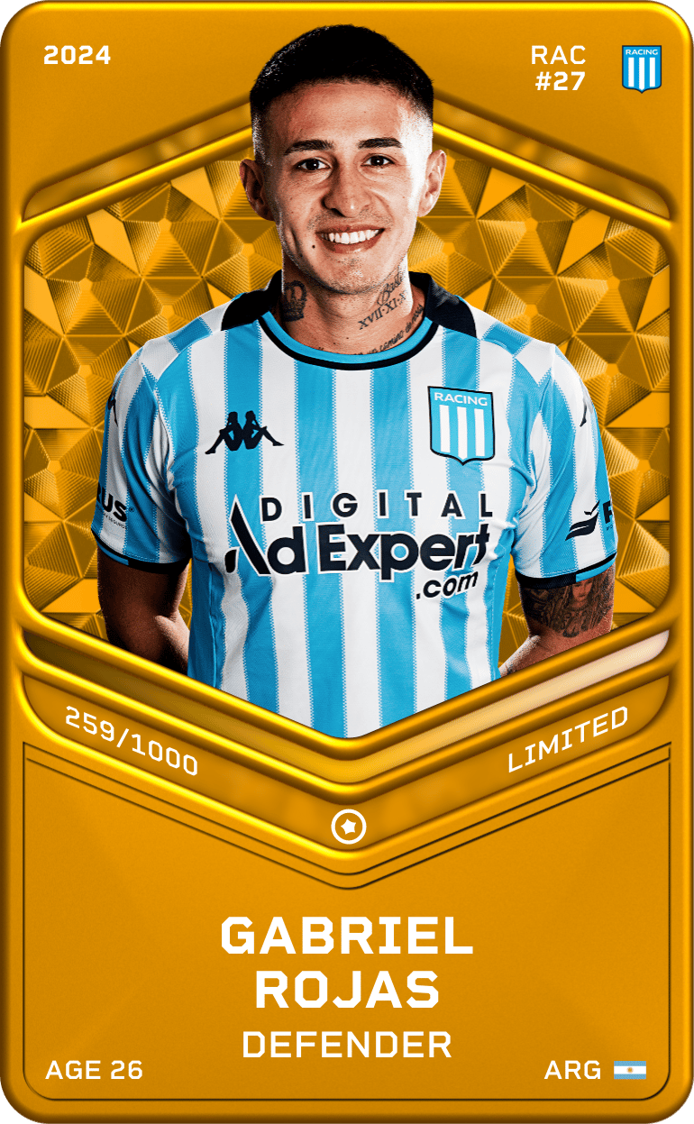 Gabriel Rojas 2024-25 • Limited 259/1000