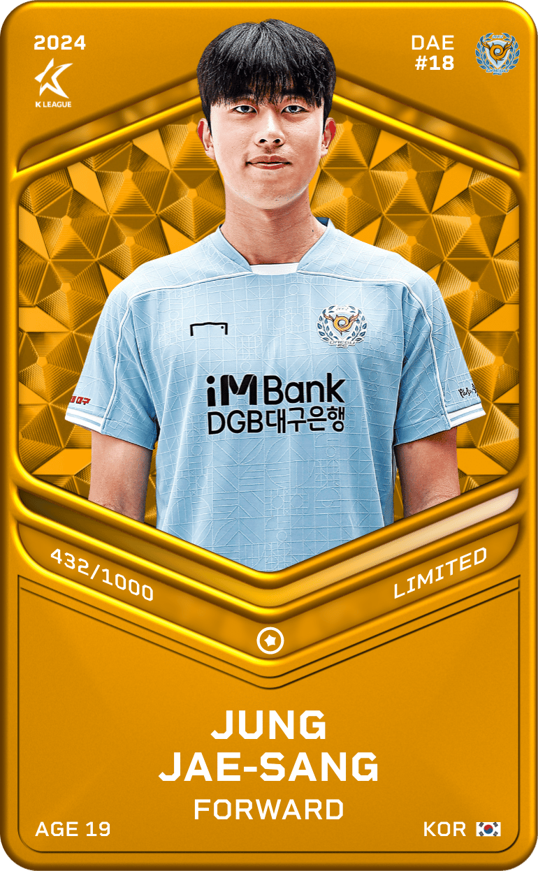 Jeong Jae-Sang 2024-25 • Limited 432/1000