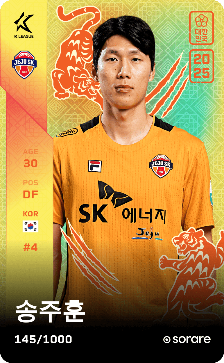 Song Ju-Hun 2025-26 • Limited 145/1000
