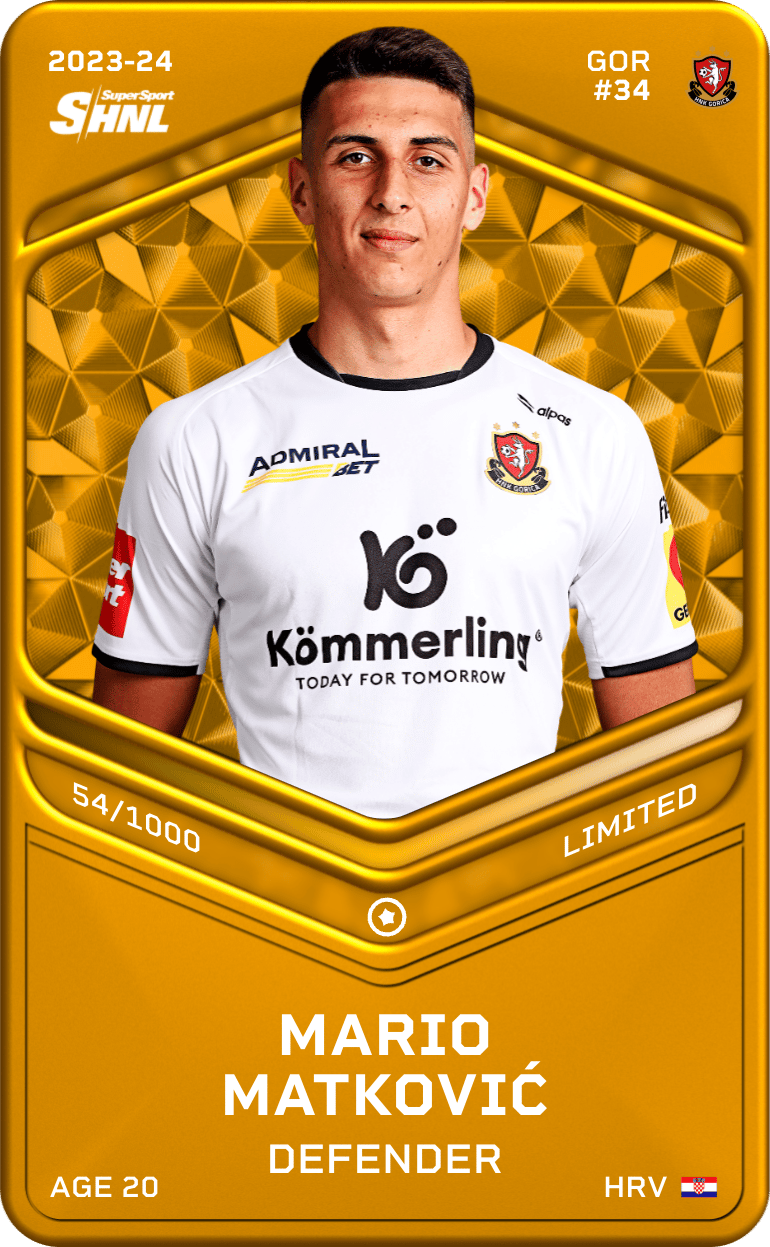 Mario Matković 2023-24 • Limited 54/1000