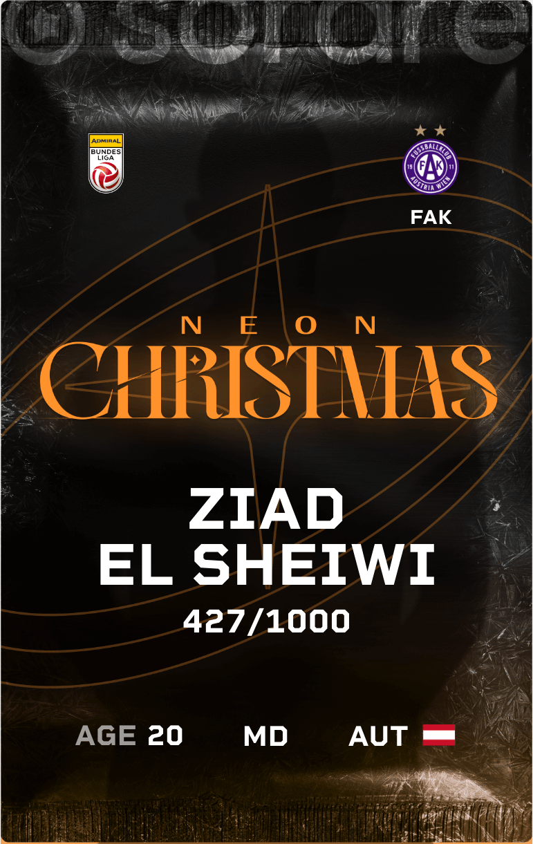 Ziad El Sheiwi 2024-25 • Limited 427/1000