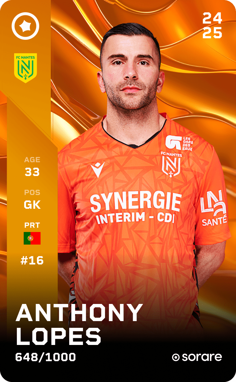 Anthony Lopes 2024-25 • Limited 648/1000