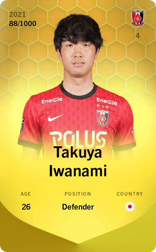 Takuya Iwanami 2021-22 • Limited 88/1000