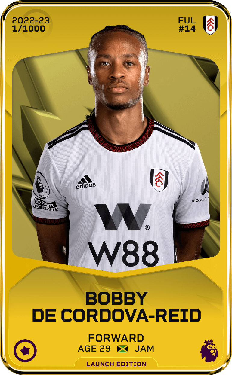 Bobby De Cordova-Reid 2022-23 • Limited 1/1000