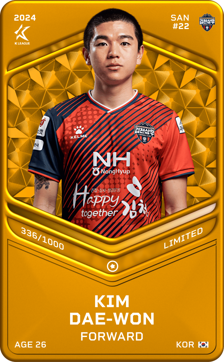 Kim Dae-Won 2024-25 • Limited 336/1000