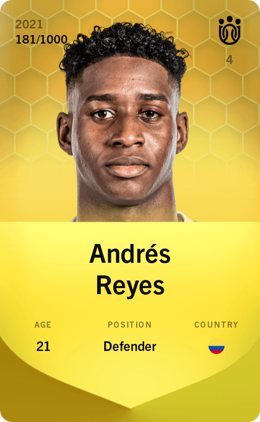 Andrés Reyes 2021-22 • Limited 181/1000