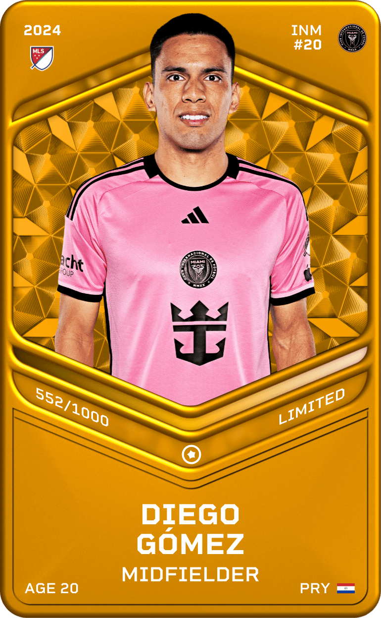 Diego Gómez 2024-25 • Limited 552/1000