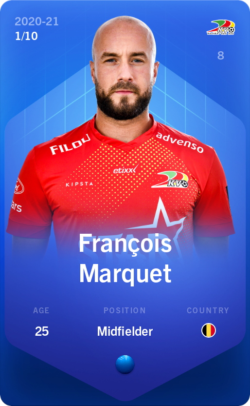 Sorare - Sorare Official - François Marquet 2020-21 • Super Rare 1/10 - NFT # 46125736203050697287068016531450781207617997500388285103296345346100587764151
