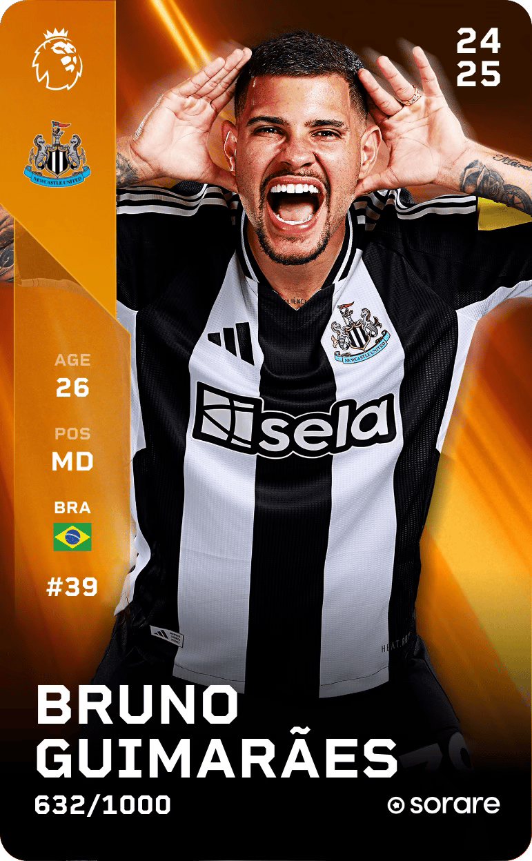 Bruno Guimarães 2024-25 • Limited 632/1000
