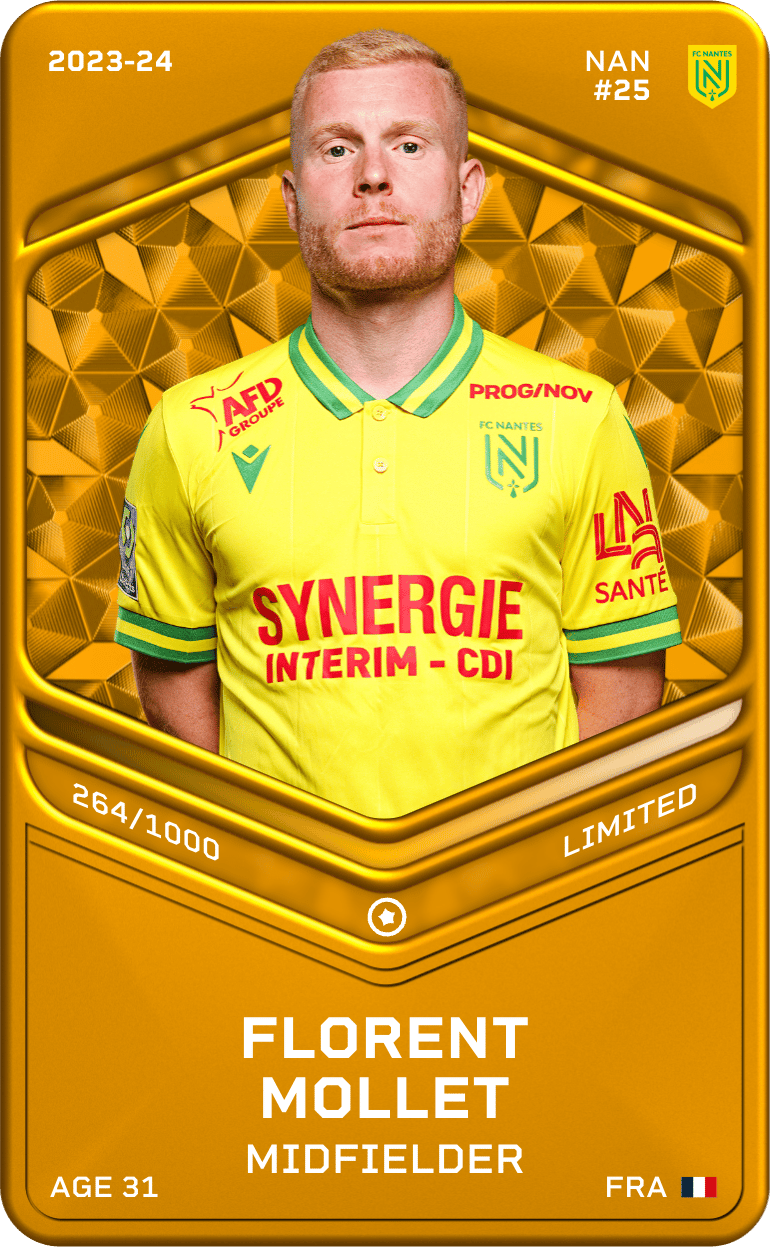 Florent Mollet 2023-24 • Limited 264/1000