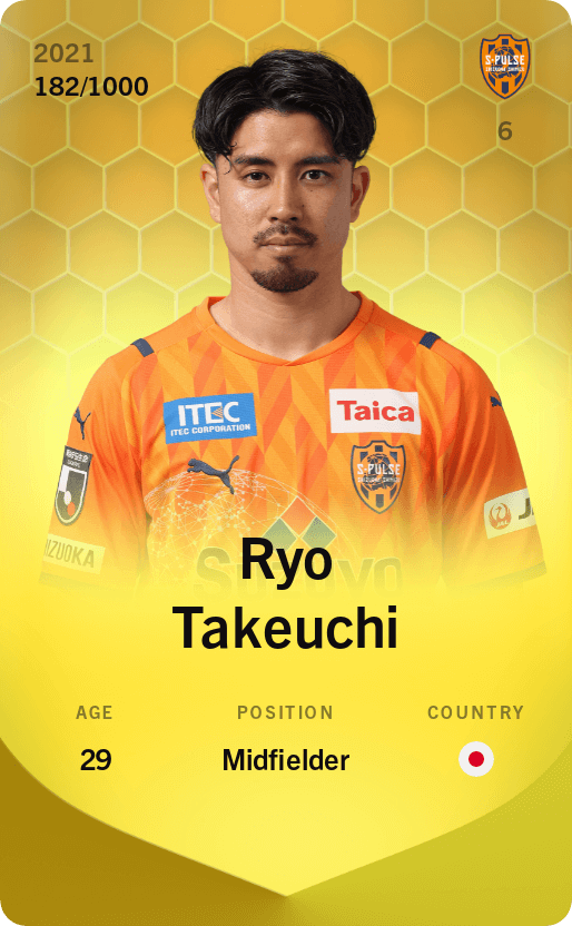 Ryo Takeuchi 2021-22 • Limited 182/1000