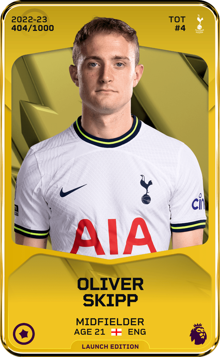 Oliver Skipp 2022-23 • Limited 404/1000