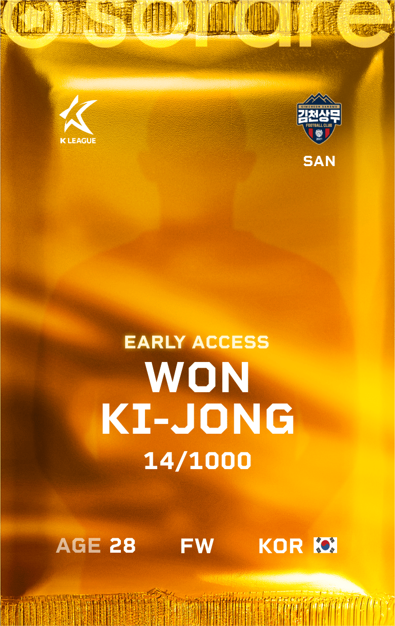 Won Ki-Jong 2025-26 • Limited 14/1000