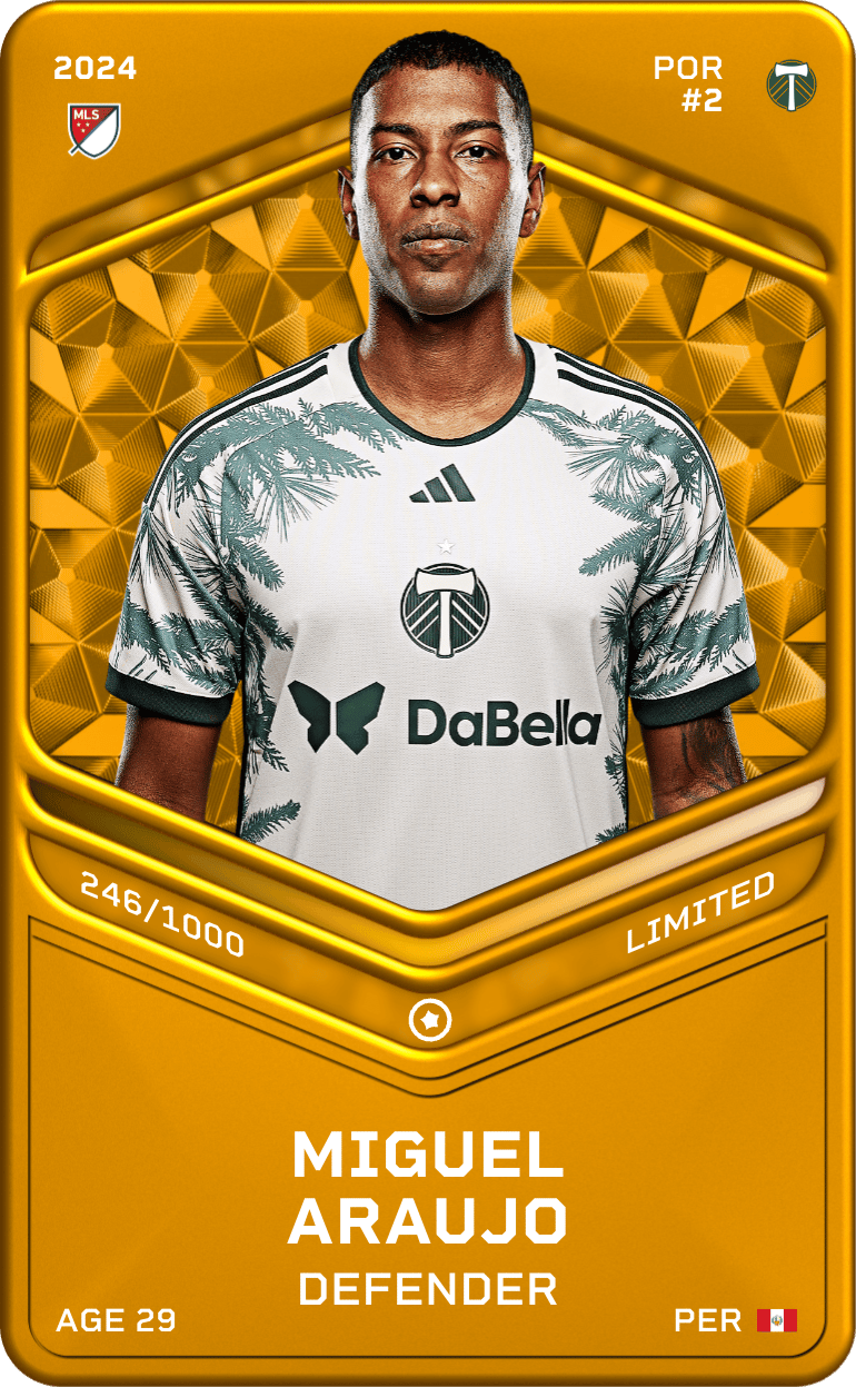 Miguel Araujo 2024-25 • Limited 246/1000