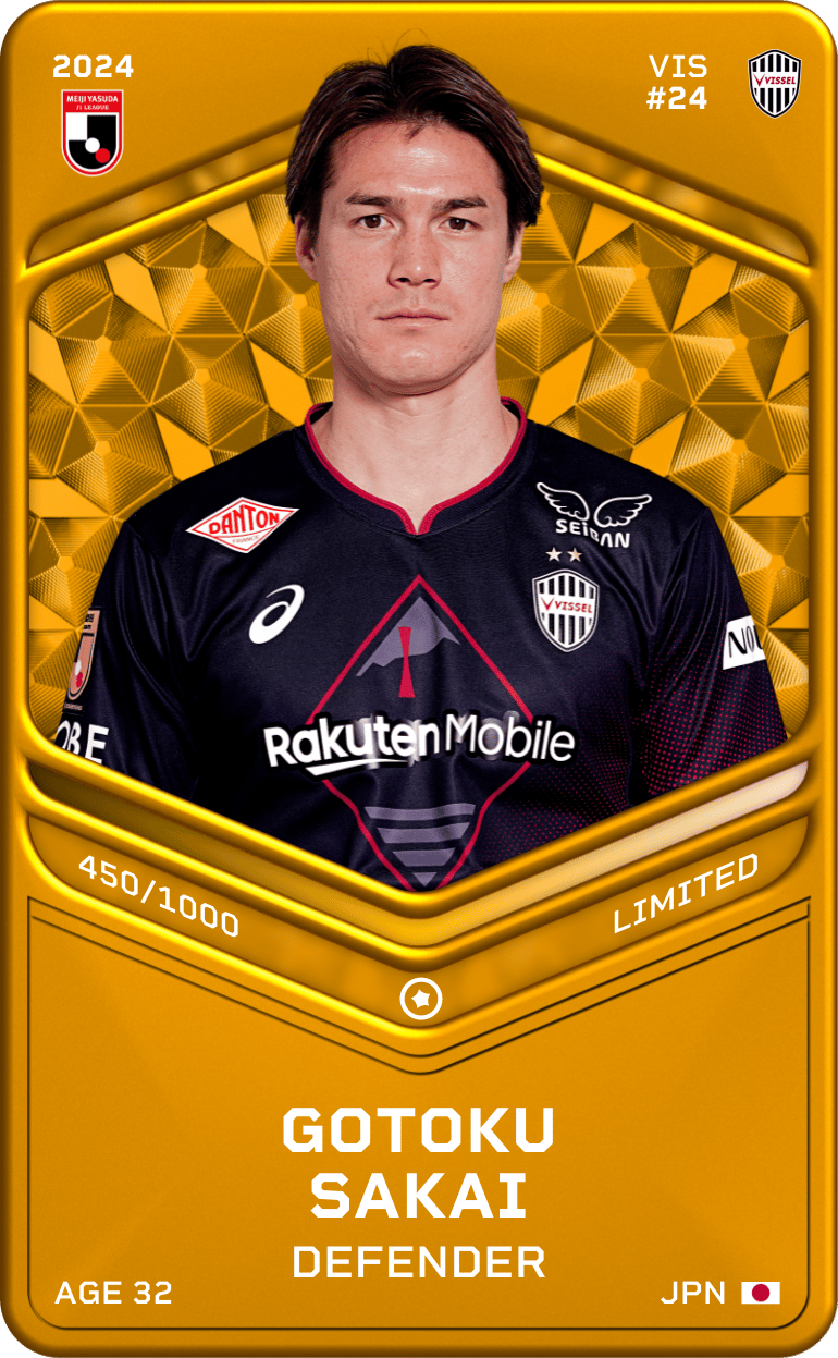 Gotoku Sakai 2024-25 • Limited 450/1000
