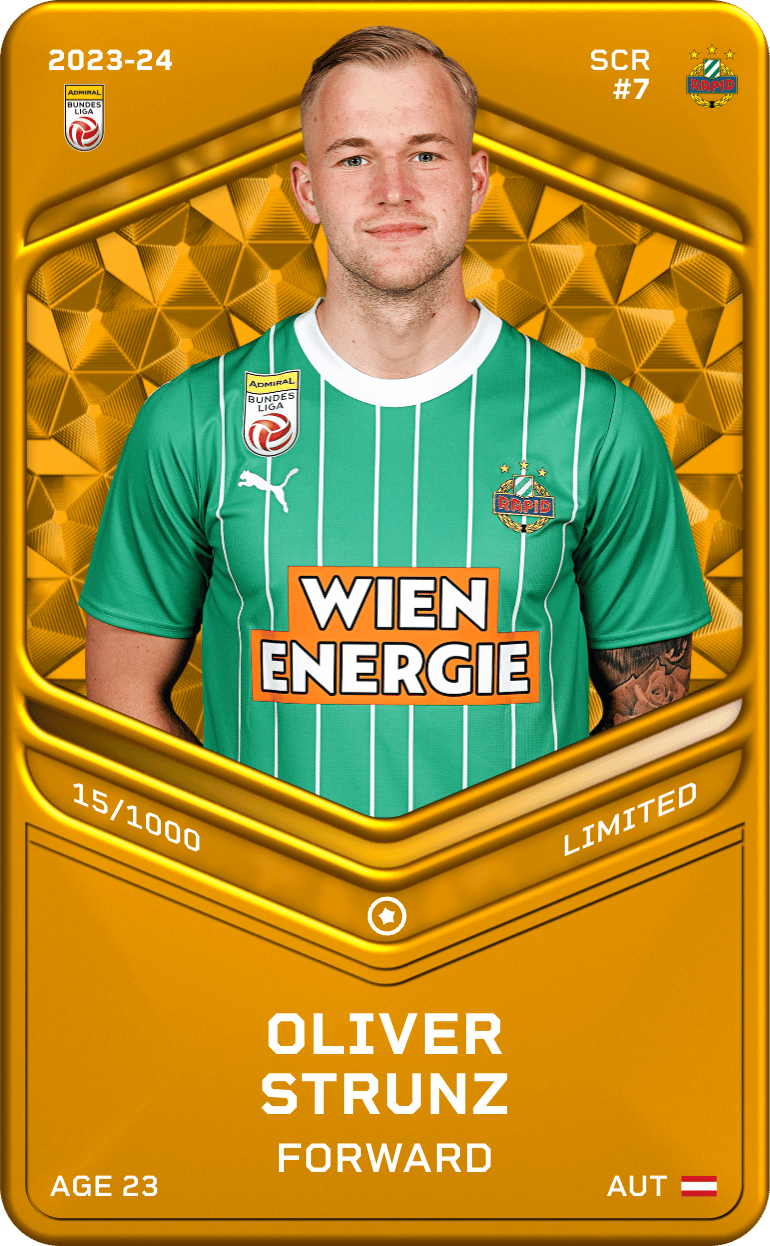 Oliver Strunz 2023-24 • Limited 15/1000