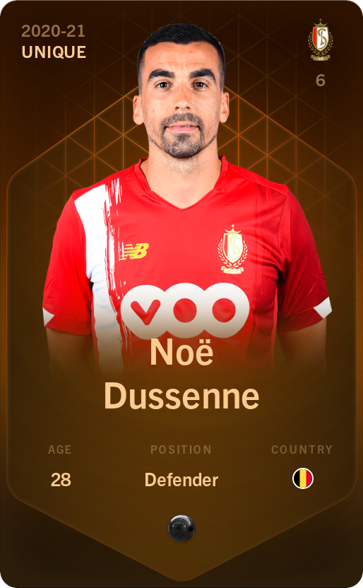 Sorare - Sorare Official - Noë Dussenne 2020-21 • Unique - NFT # 13837004716605968921629812783002870493473749030363578363444444048102922781910