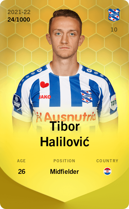Tibor Halilović 2021-22 • Limited 24/1000