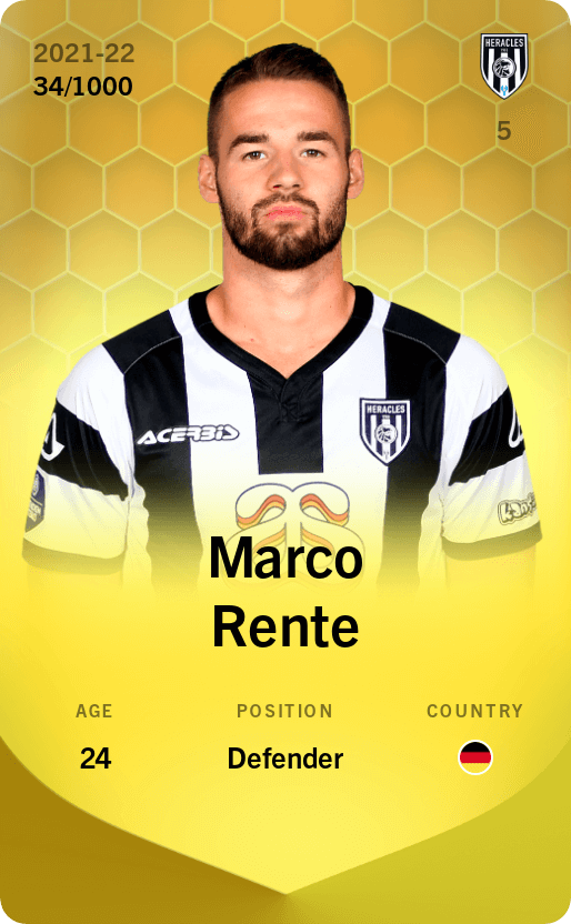Marco Rente 2021-22 • Limited 34/1000
