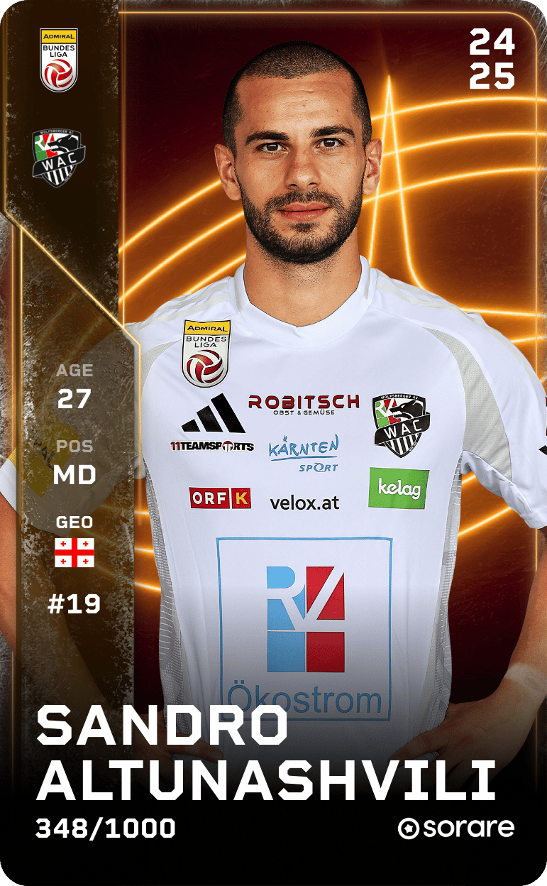 Sandro Altunashvili 2024-25 • Limited 348/1000