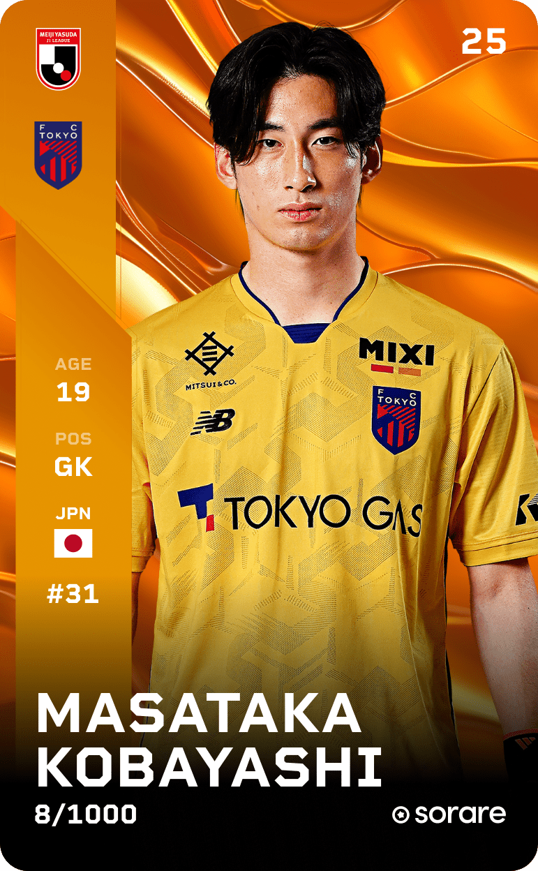 Masataka Kobayashi 2025-26 • Limited 8/1000
