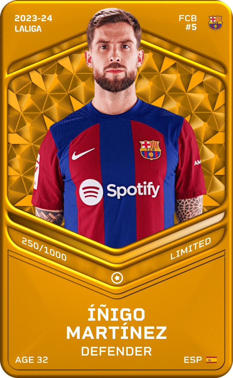 Íñigo Martínez 2023-24 • Limited 250/1000