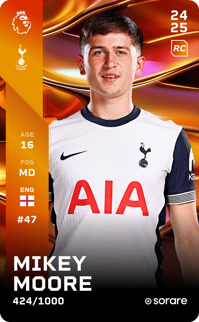 Mikey Moore 2024-25 • Limited 424/1000