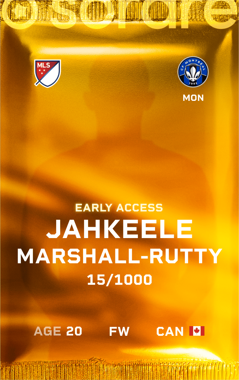 Jahkeele Marshall-Rutty 2025-26 • Limited 15/1000
