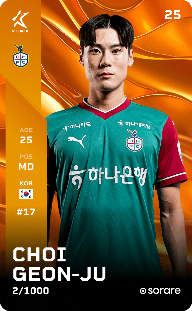 Choi Geon-Joo 2025-26 • Limited 2/1000