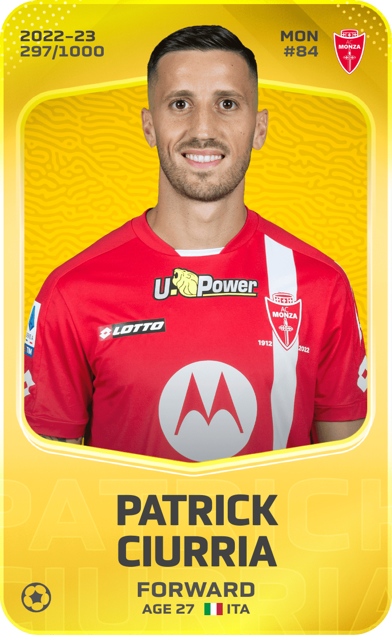 Patrick Ciurria 2022-23 • Limited 297/1000