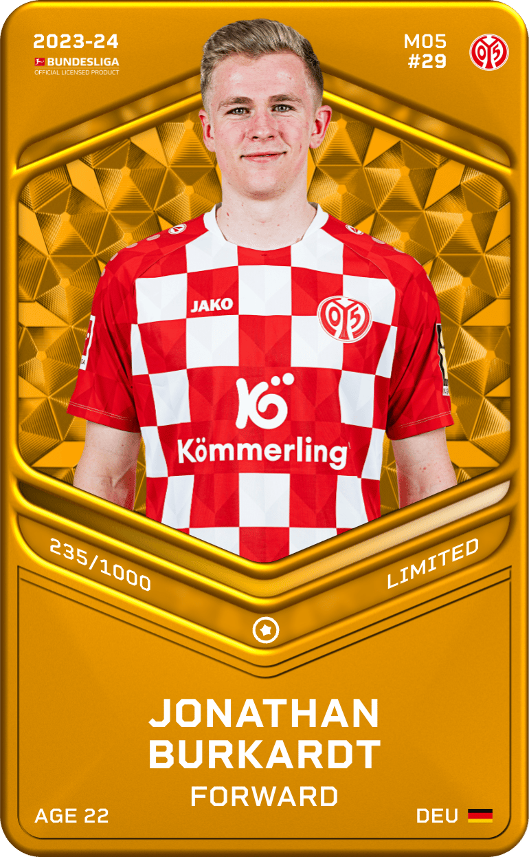 Jonathan Burkardt 2023-24 • Limited 235/1000