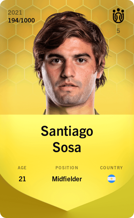 Santiago Sosa 2021-22 • Limited 194/1000