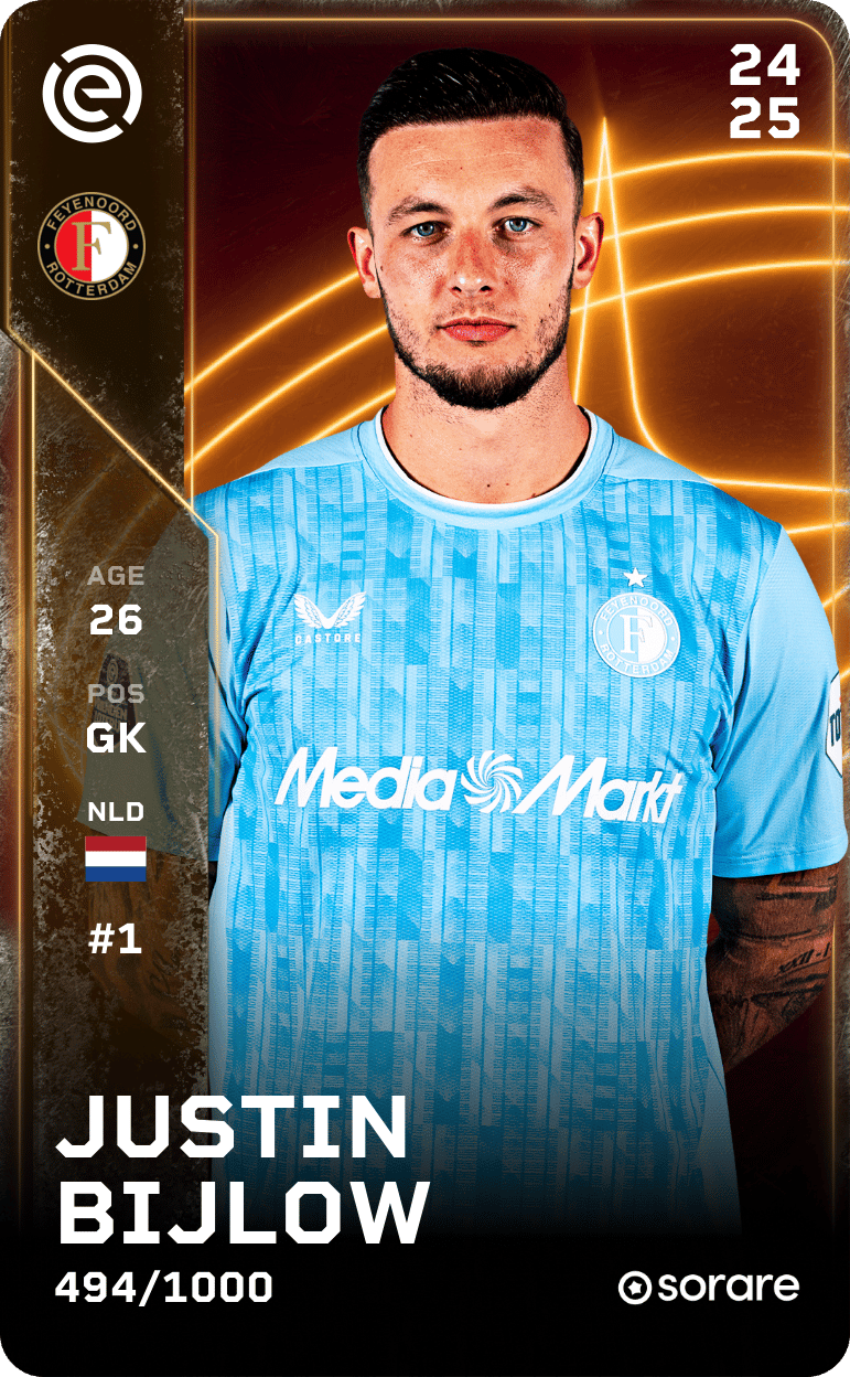 Justin Bijlow 2024-25 • Limited 494/1000