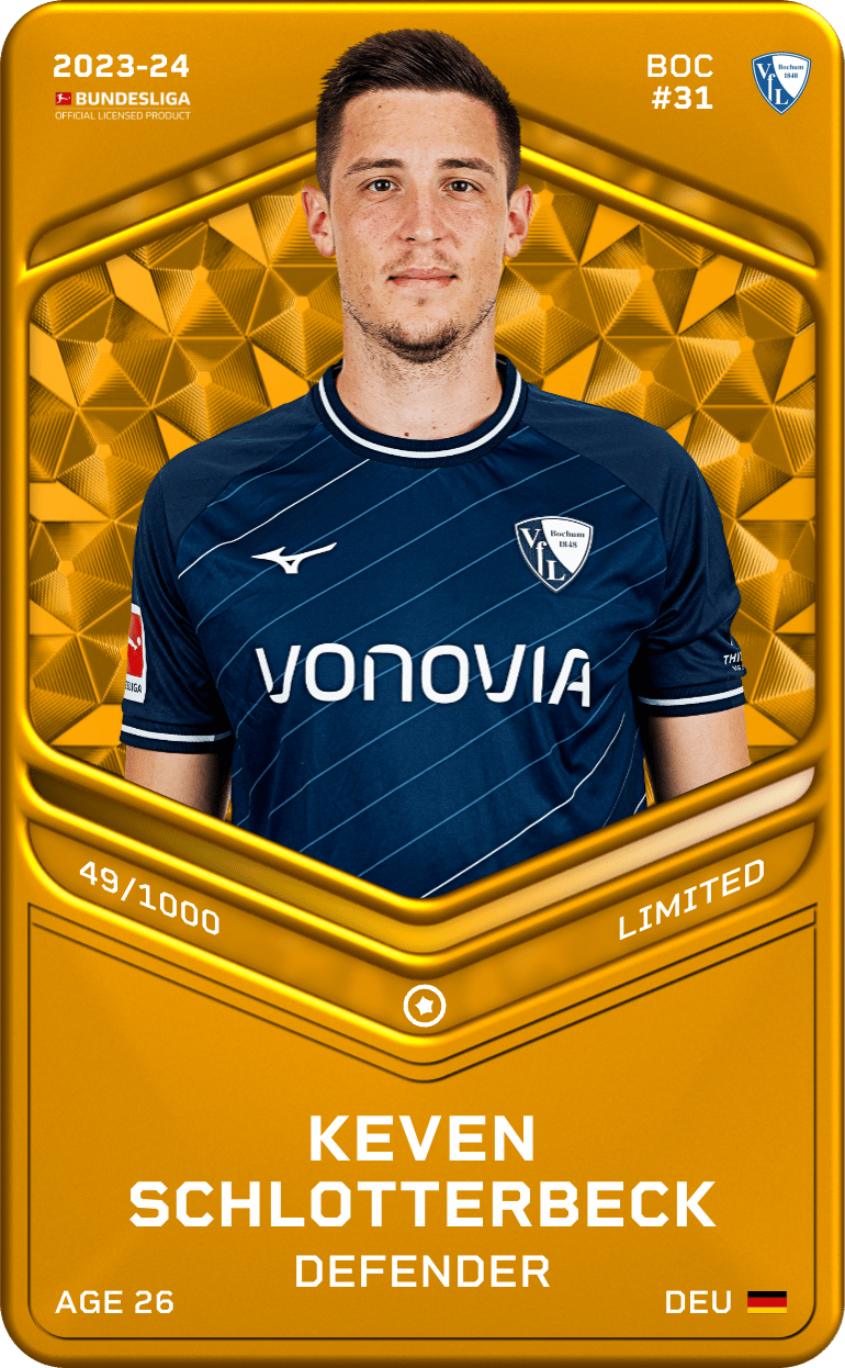 Keven Schlotterbeck 2023-24 • Limited 49/1000