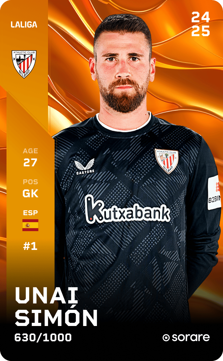 Unai Simón 2024-25 • Limited 630/1000