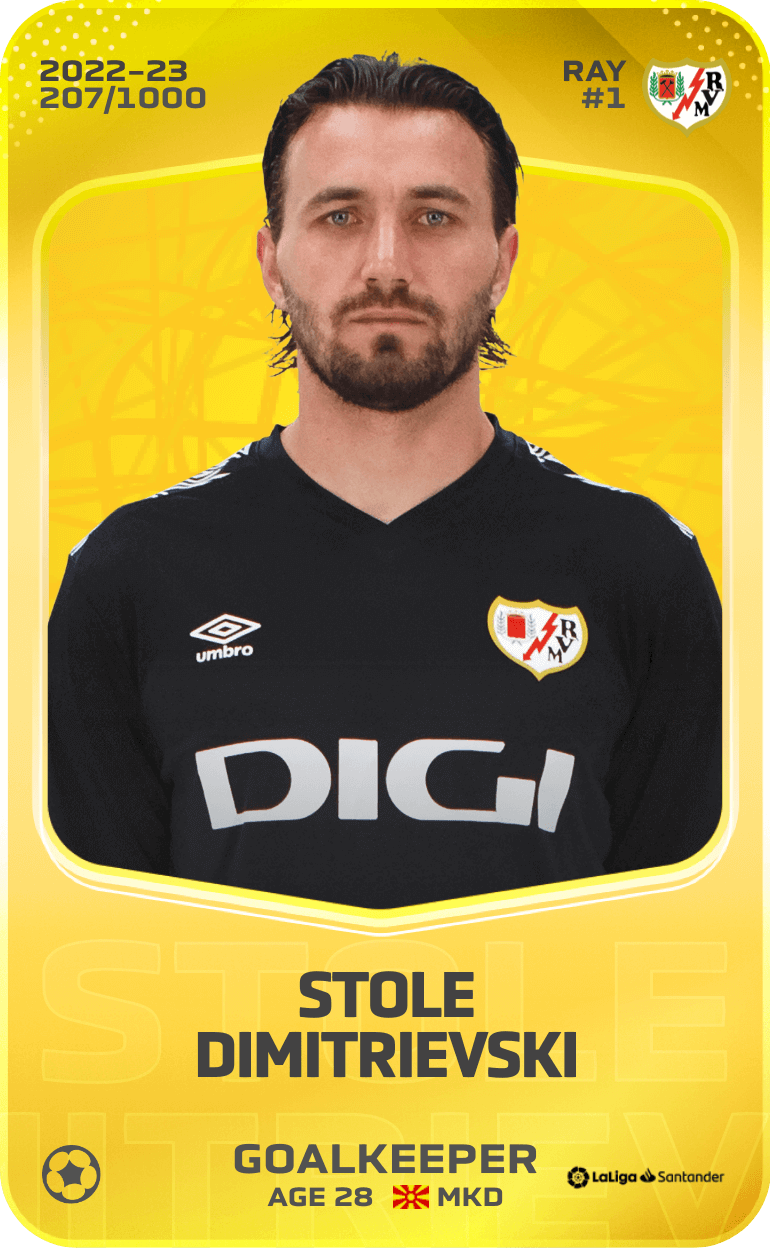 Stole Dimitrievski 2022-23 • Limited 207/1000