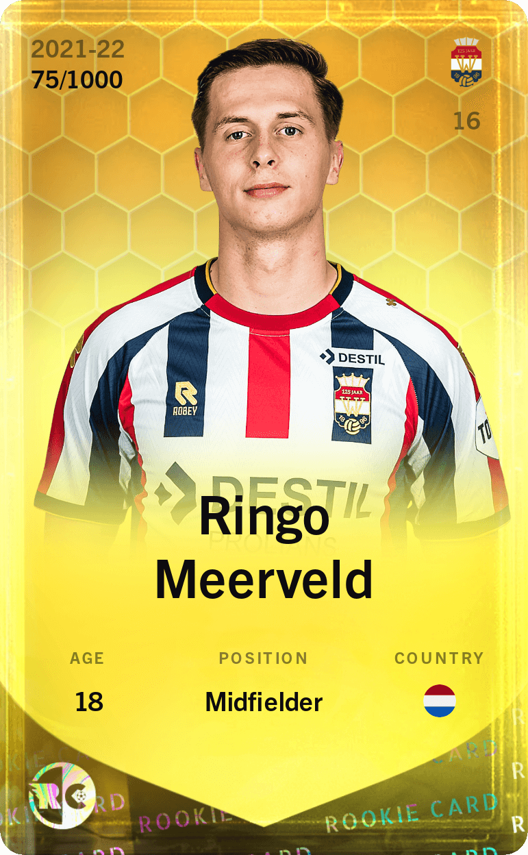 Ringo Meerveld 2021-22 • Limited 75/1000